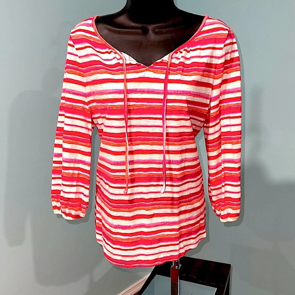 Talbots peasant blouse